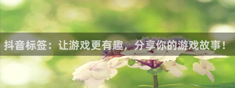 欧博娱乐升级5994月：抖音标签：让游戏更有趣，分享你的游戏